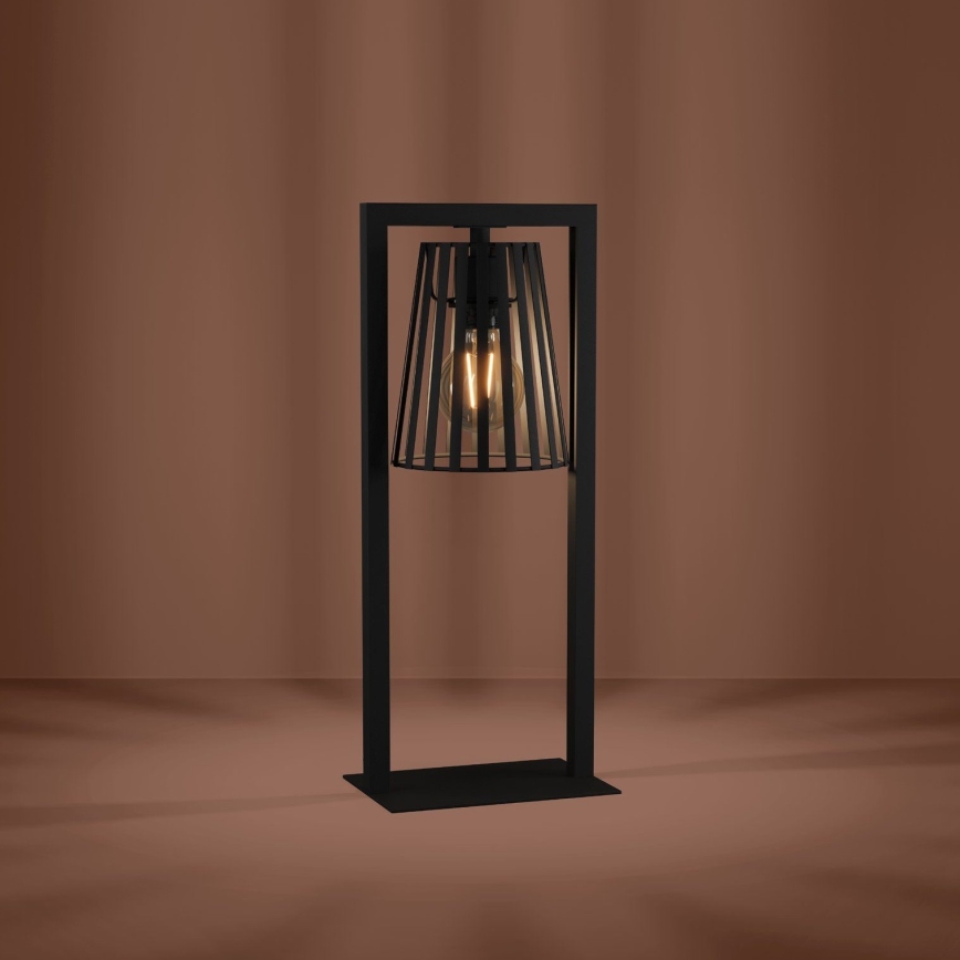 Eglo - Lampa stołowa 1xE27/40W/230V czarny