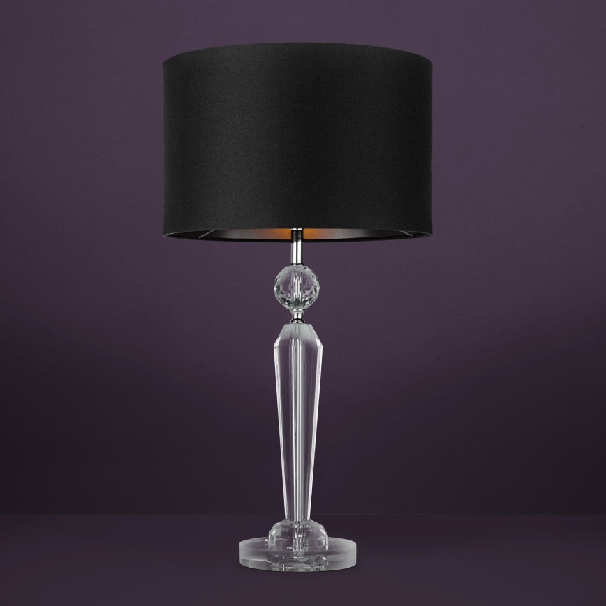 Eglo - Lampa stołowa 1xE27/40W/230V czarny
