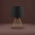 Eglo - Lampa stołowa 1xE27/40W/230V czarny/złoty
