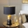 Eglo - Lampa stołowa 1xE27/40W/230V czarny/złoty