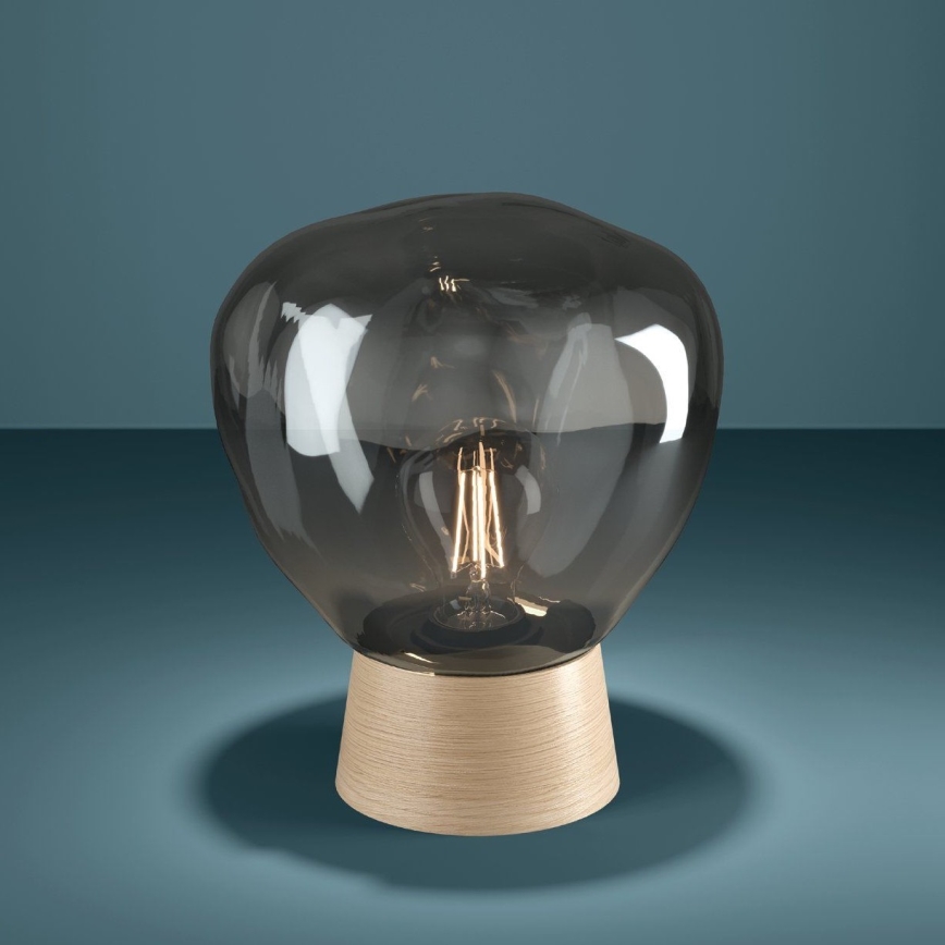 Eglo - Lampa stołowa 1xE27/40W/230V dymny
