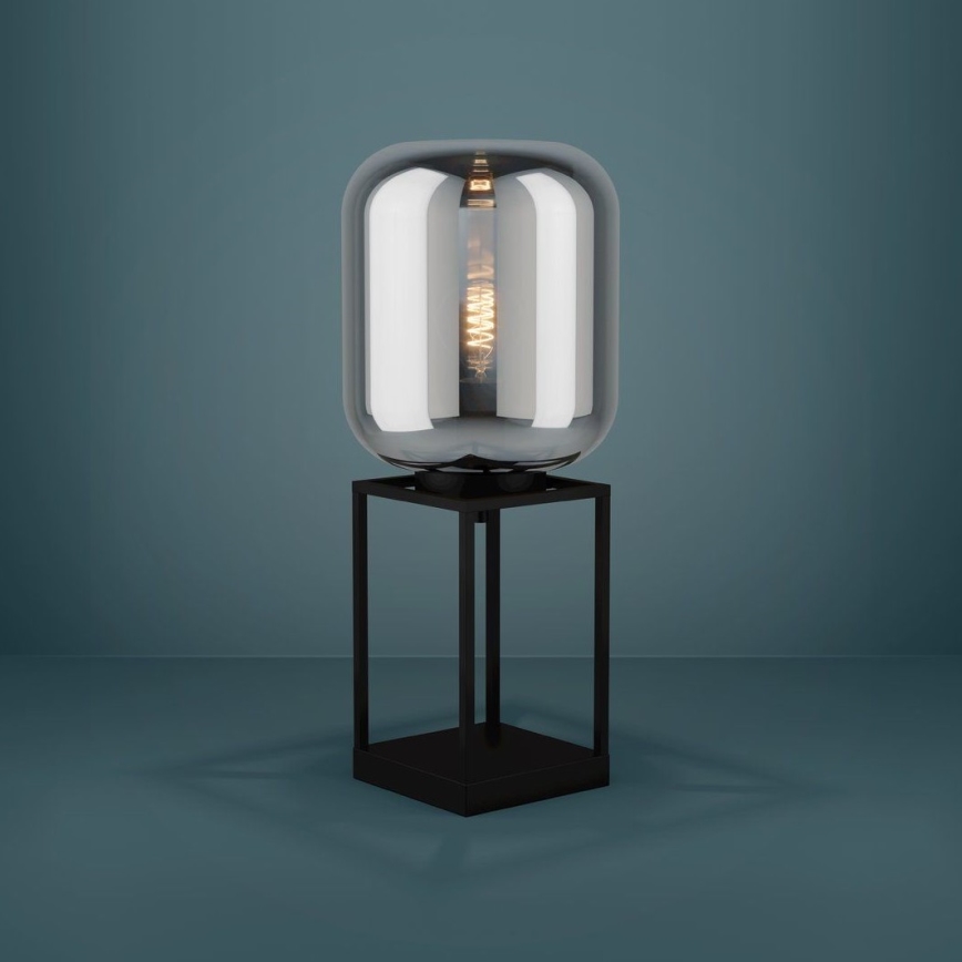 Eglo - Lampa stołowa 1xE27/40W/230V dymny