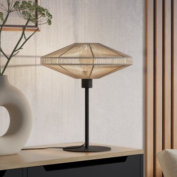 Eglo - Lampa stołowa 1xE27/40W/230V kremowa