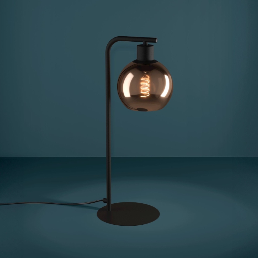 Eglo - Lampa stołowa 1xE27/40W/230V miedziany