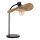 Eglo - Lampa stołowa 1xE27/42W/230V brązowa/czarna