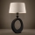 Eglo - Lampa stołowa 1xE27/60W/230V 52,5 cm czarna/kremowa