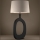 Eglo - Lampa stołowa 1xE27/60W/230V 88 cm czarna/kremowa