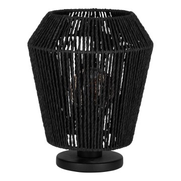 Eglo - Lampa stołowa 1xE27/60W/230V czarna