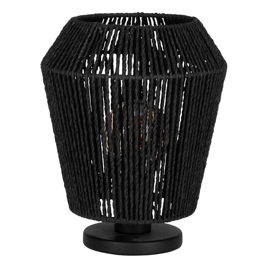 Eglo - Lampa stołowa 1xE27/60W/230V czarna