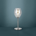 Eglo - Lampa stołowa 1xE27/60W/230V czarna/przydymiona