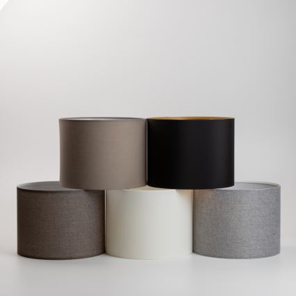 Eglo - Lampa stołowa LED TUNJA 1xE27/60W/230V 38,5 cm matowy chrom/taupe