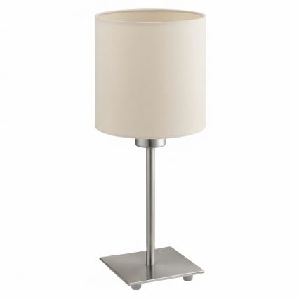 Eglo - Lampa stołowa LED TUNJA 1xE27/60W/230V kremowa