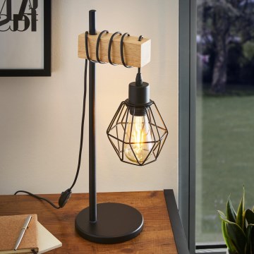 Eglo - Lampa stołowa TOWNSHEND 1xE27/60W/230V