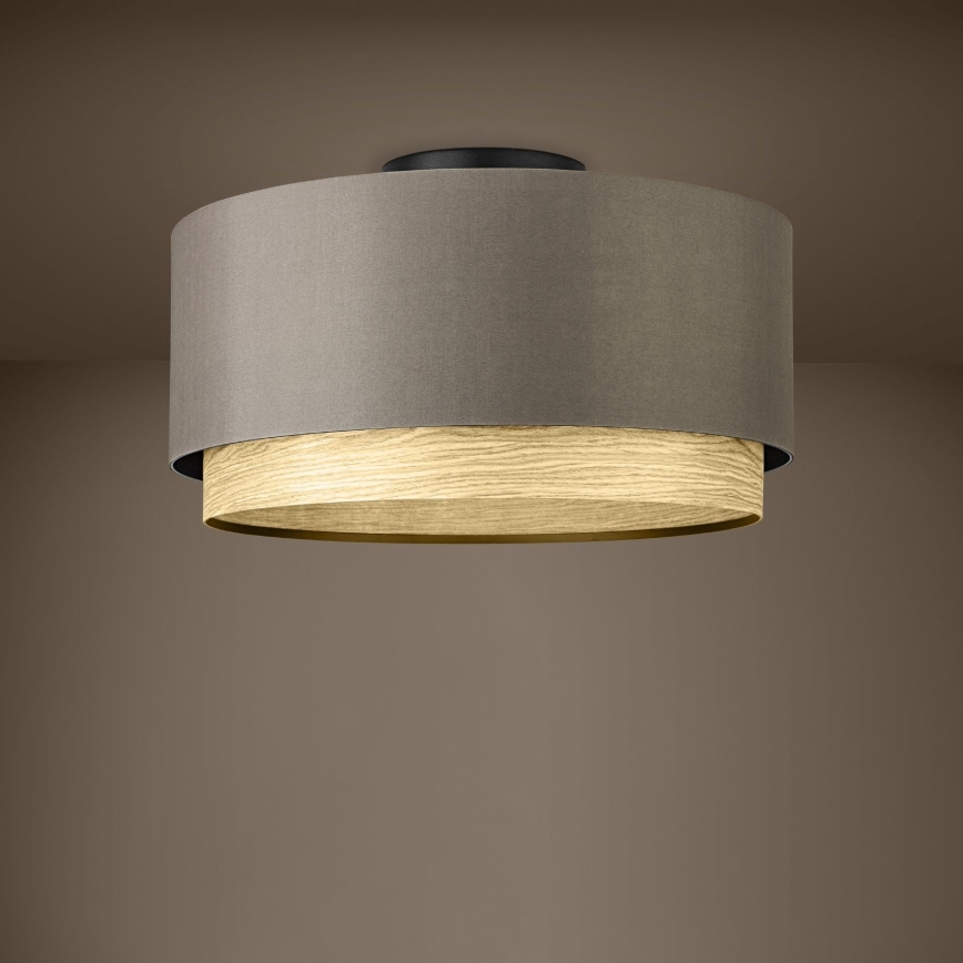 Eglo - Lampa sufitowa 1xE27/40W/230V brązowa