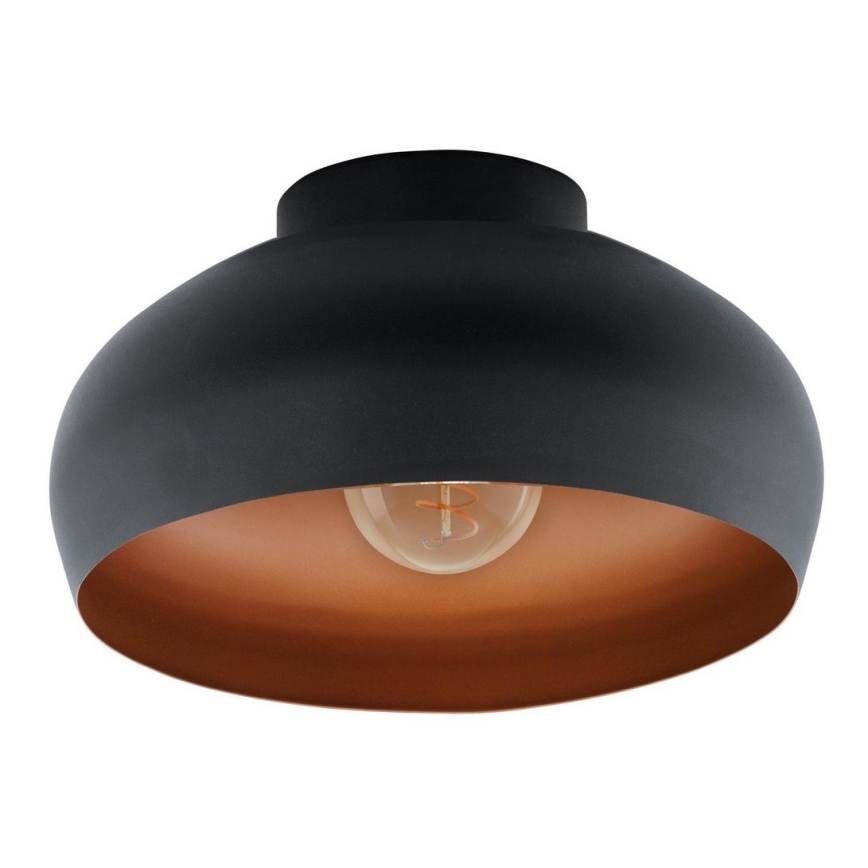 Eglo - Lampa sufitowa 1xE27/40W/230V czarna/miedziana