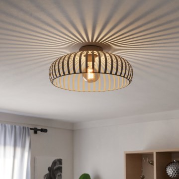 Eglo - Lampa sufitowa 1xE27/40W/230V śr. 43 cm kremowa