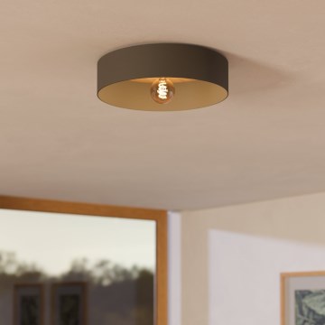 Eglo - Lampa sufitowa 1xE27/40W/230V szara