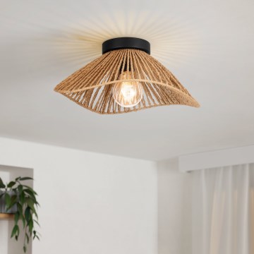 Eglo - Lampa sufitowa 1xE27/60W/230V brązowa