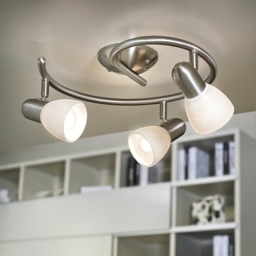 Eglo - Lampa sufitowa 3xE14/40W biały