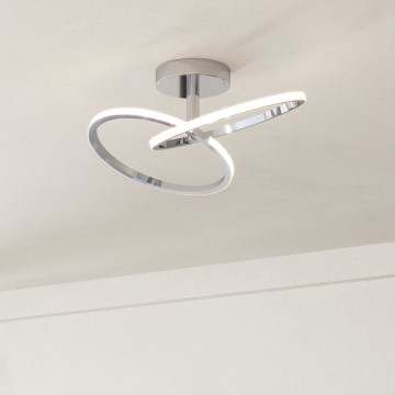 Eglo - Lampa sufitowa LED 12W/230V 2700/4000/6500K, błyszczący chrom