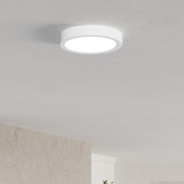 Eglo - Lampa sufitowa LED, 7,5 W, 230 V, 2700/4000/6500 K, śr. 16,6 cm, biała