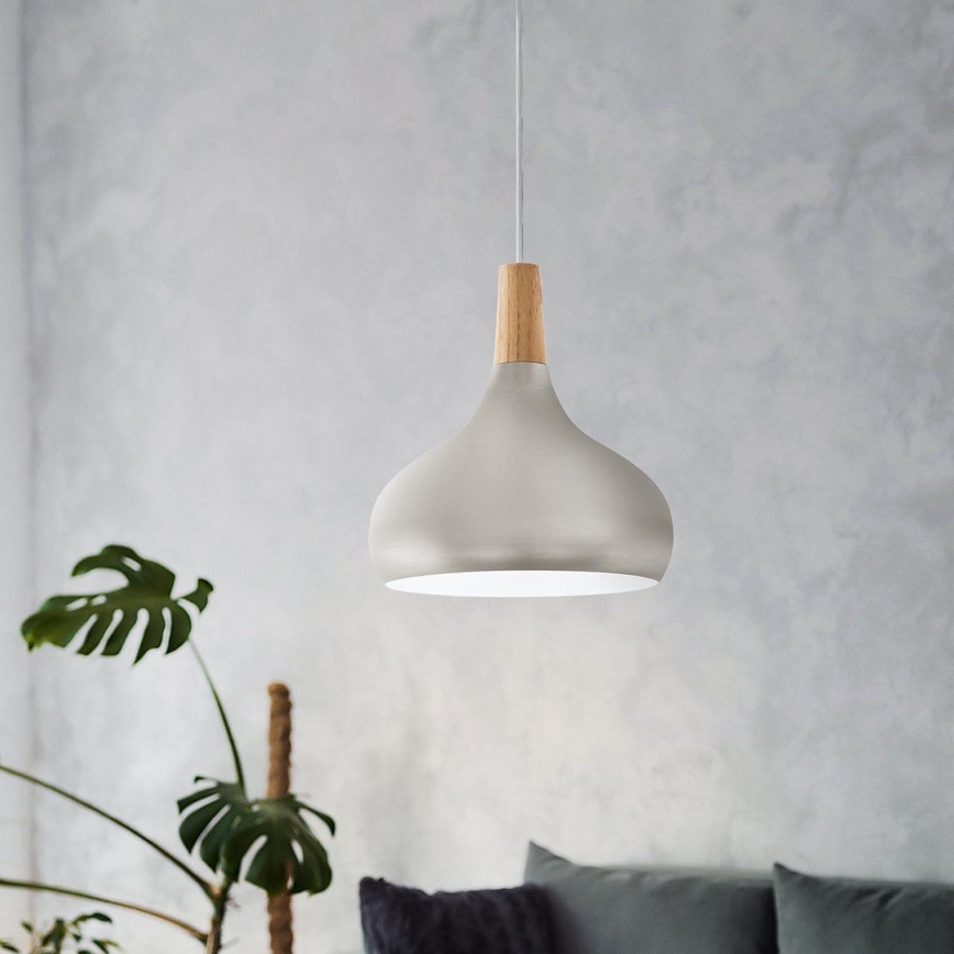 Eglo - Lampa wisząca 1xE27/60W/230V 280mm srebrny