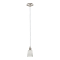 Eglo - Lampa wisząca LED na linkach MY CHOICE 1xE14/4W/230V matowy chrom/kremowy
