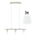 Eglo - Lampa wisząca LED na linkach MY CHOICE 3xE14/4W/230V matowy chrom/biały