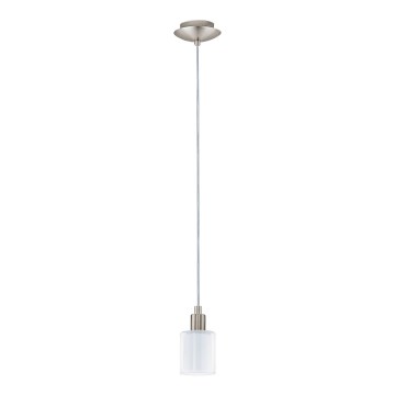 Eglo - Lampa wisząca LED na linkę MY CHOICE 1xE14/4W/230V matowy chrom/biały