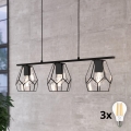 Eglo - Lampa wisząca LED na przewodzie 3xE27/40W/230V