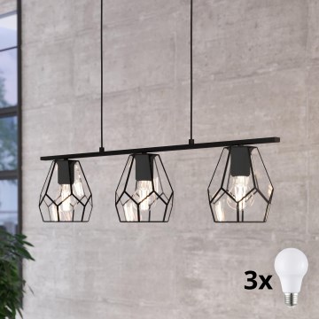 Eglo - Lampa wisząca LED na przewodzie 3xE27/40W/230V