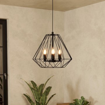 Eglo - Lampa wisząca na linkach 3xE14/40W/230V