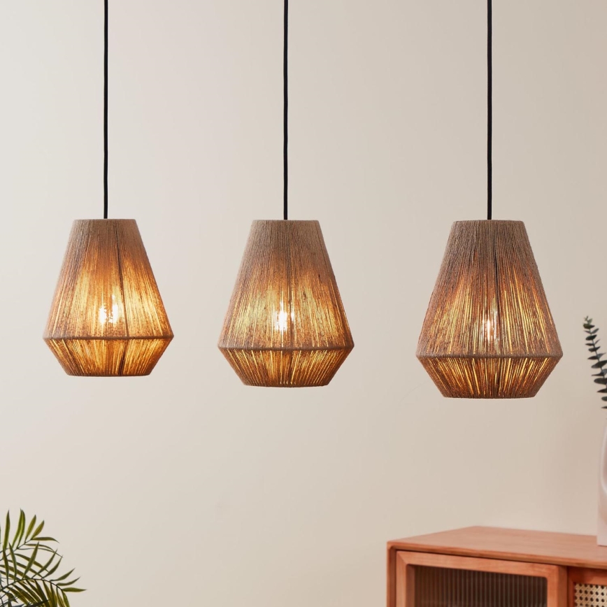 Eglo - Lampa wisząca na linkach 3xE27/40W/230V