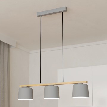 Eglo - Lampa wisząca na linkach 3xE27/40W/230V