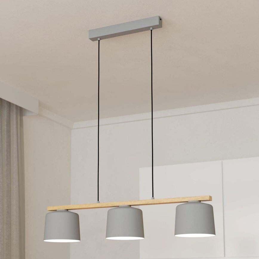 Eglo - Lampa wisząca na linkach 3xE27/40W/230V