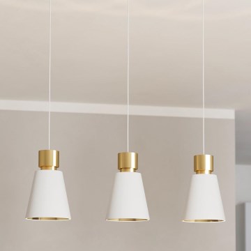 Eglo - Lampa wisząca na linkach 3xE27/40W/230V