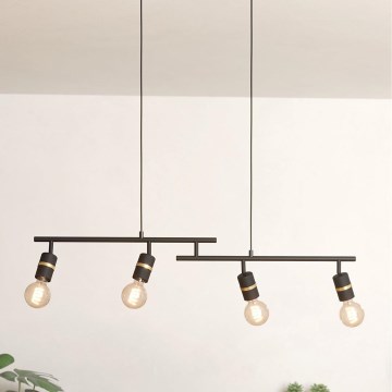 Eglo - Lampa wisząca na linkach 4xE27/10W/230V