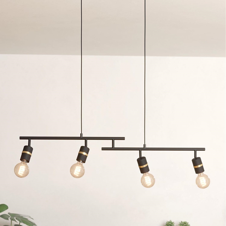 Eglo - Lampa wisząca na linkach 4xE27/10W/230V