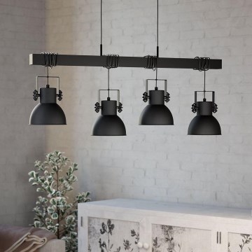 Eglo - Lampa wisząca na linkach 4xE27/40W/230V