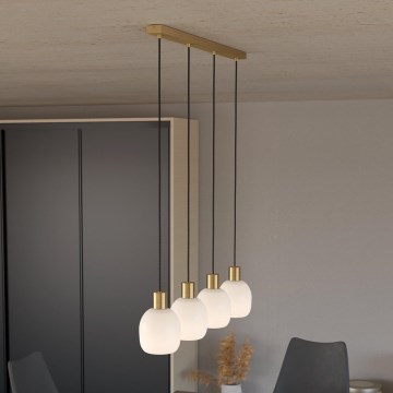 Eglo - Lampa wisząca na linkach 4xE27/40W/230V