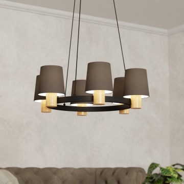 Eglo - Lampa wisząca na linkach 6xE27/40W/230V