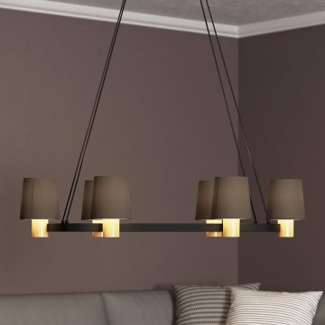 Eglo - Lampa wisząca na linkach 6xE27/40W/230V