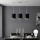 Eglo - Lampa wisząca na linkach TUNJA 3xE27/60W/230V czarna