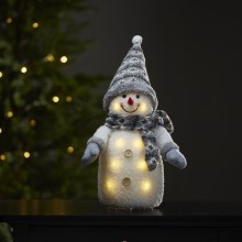 Eglo - LED Dekoracja bożonarodzeniowa 8xLED/0,06W/3xAA szara