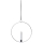 Eglo - LED Dekoracja bożonarodzeniowa RING 1xLED/0,06W/1xAA srebrna
