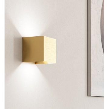 Eglo - LED Kinkiet 2xLED/1,5W/230V 3000K złoty