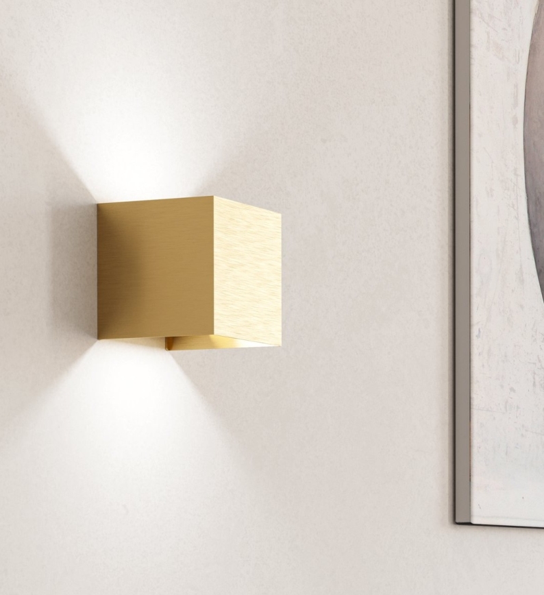 Eglo - LED Kinkiet 2xLED/1,5W/230V 3000K złoty