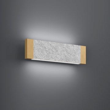 Eglo - LED Kinkiet 2xLED/5,4W/230V 3000K brązowy/szary