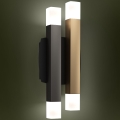 Eglo - LED Kinkiet 4xLED/3,3W/230V 3000K antracyt/złoty