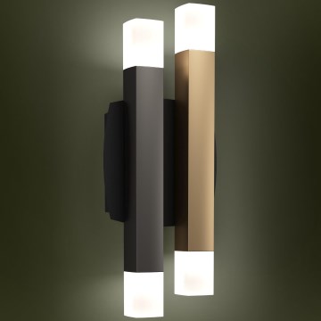 Eglo - LED Kinkiet 4xLED/3,3W/230V 3000K antracyt/złoty